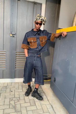 men’s optimus denim two piece 2