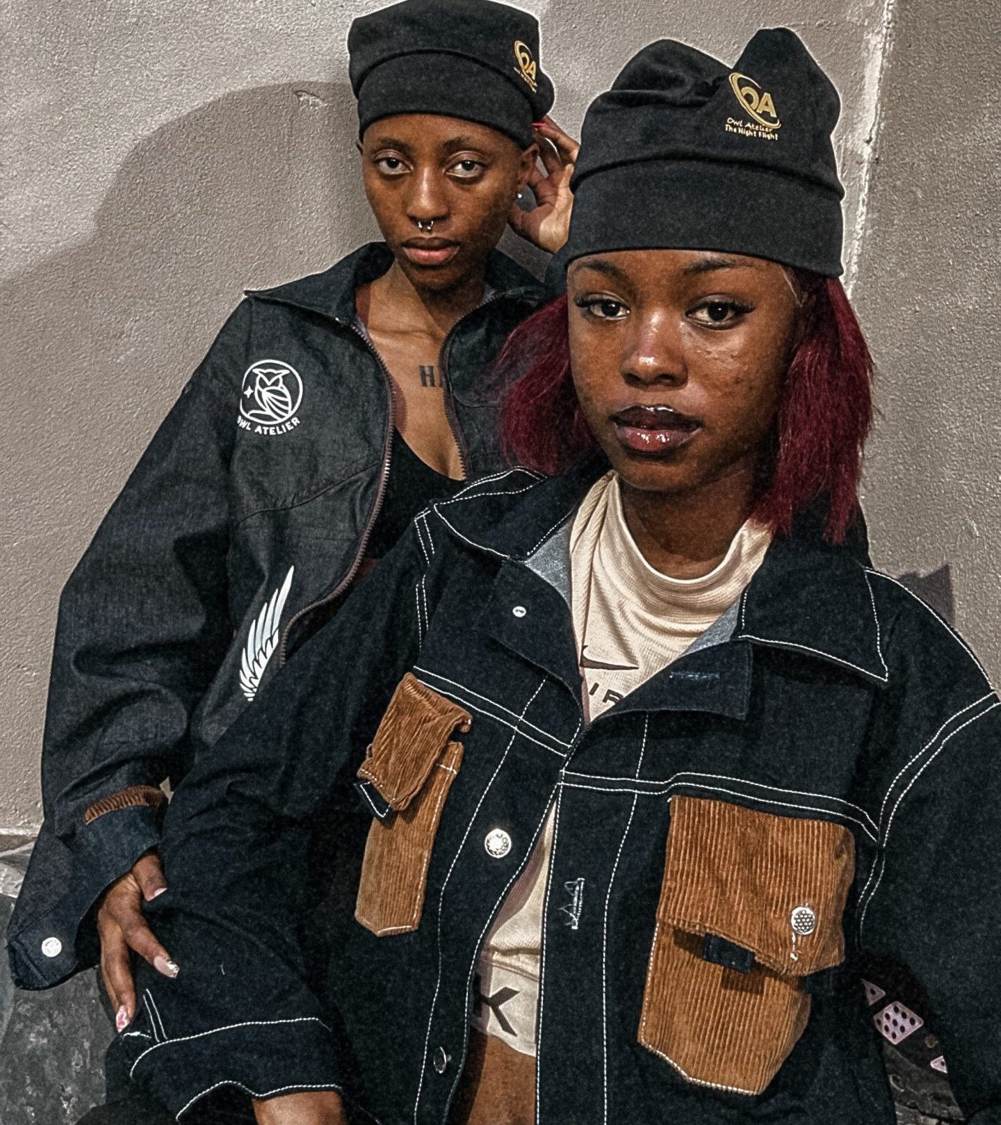 honey black skullie